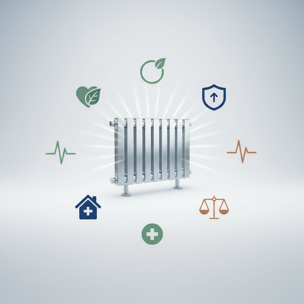 Kaip išsirinkti tinkamą plieninį radiatorių savo namams