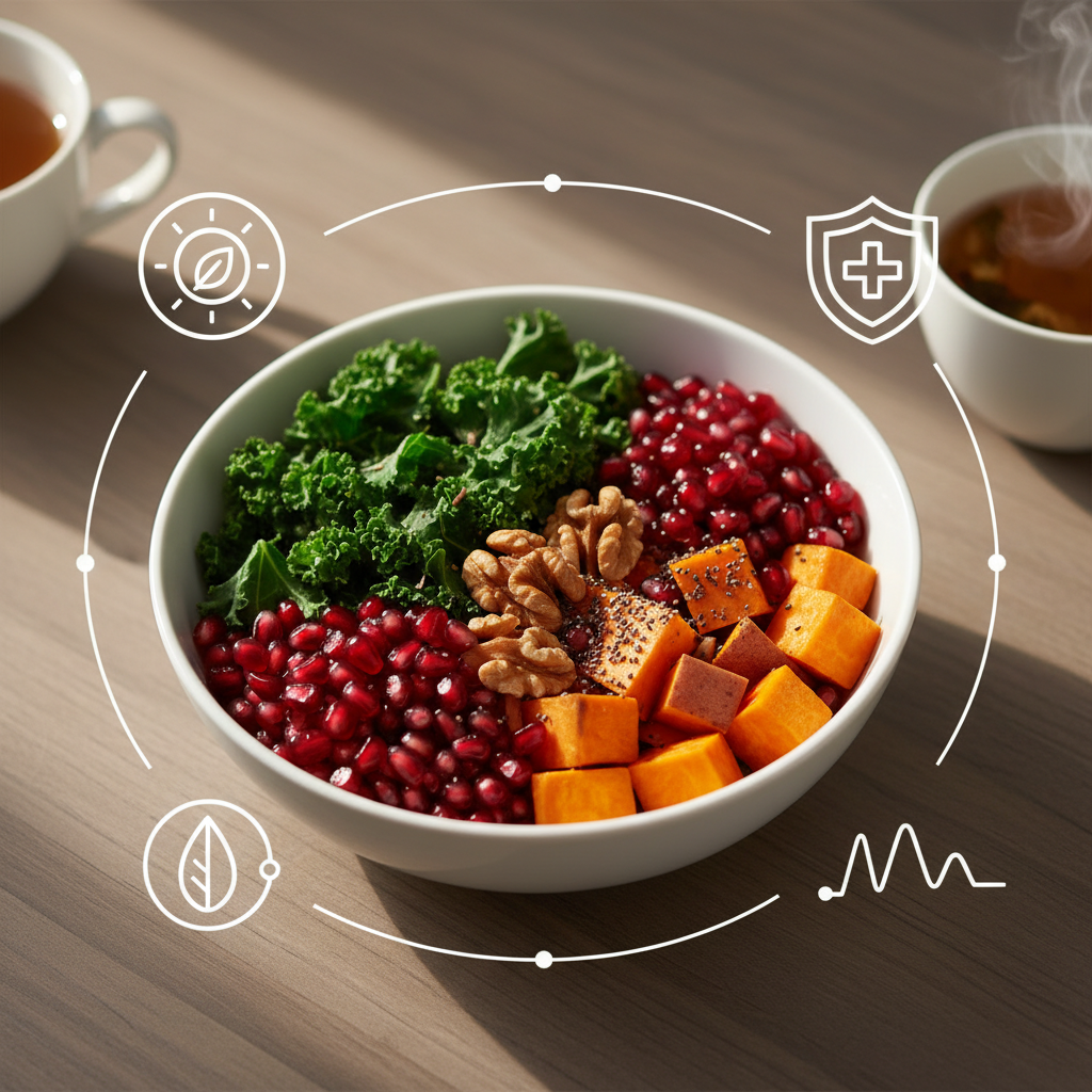 Kaip keičiasi mityba šaltuoju metų laiku: specialistai pataria, ką valgyti, kad nepritrūktume energijos