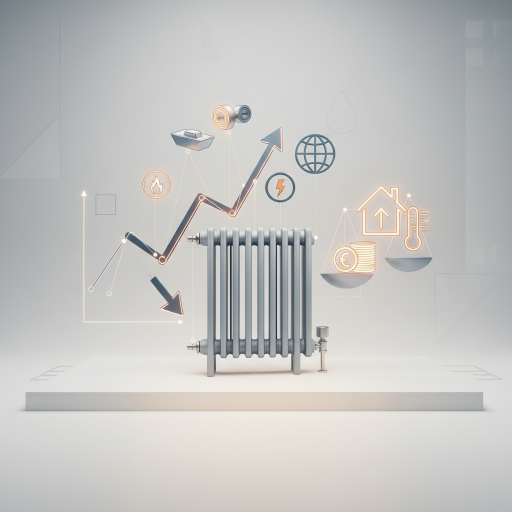 Kaip pastaruoju metu keičiasi radiatorių kainos ir nuo ko tai priklauso