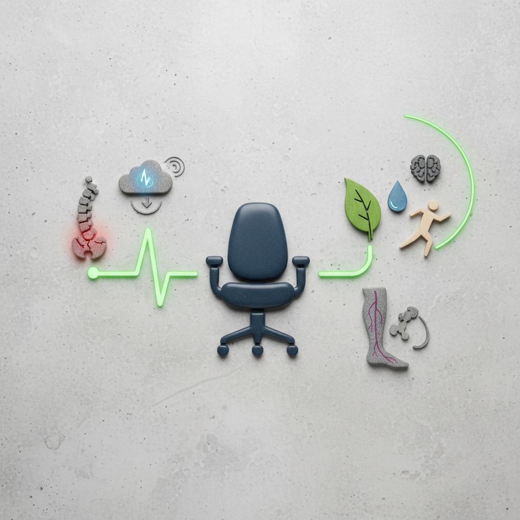 Kaip sėdimo darbo poveikis sveikatai keičia mūsų kasdienybę: ką turėtume žinoti?