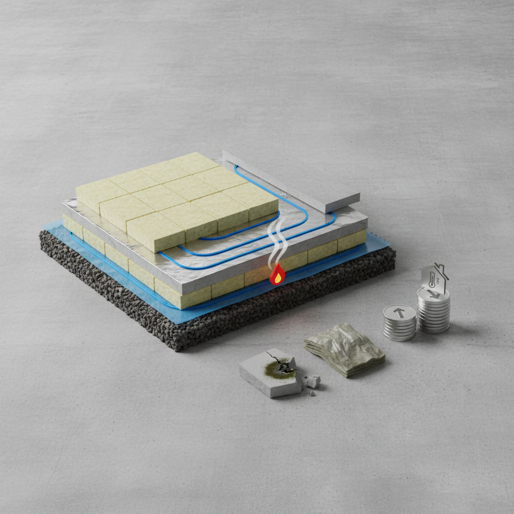 Grindų šiltinimas: kaip išvengti klaidų ir sutaupyti?