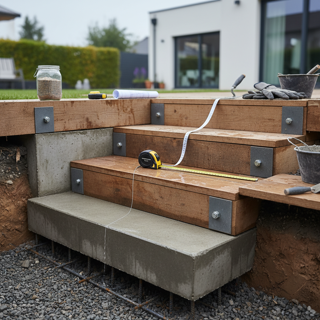 Lauko laiptai savo rankomis: kaip įsirengti ir neklysti