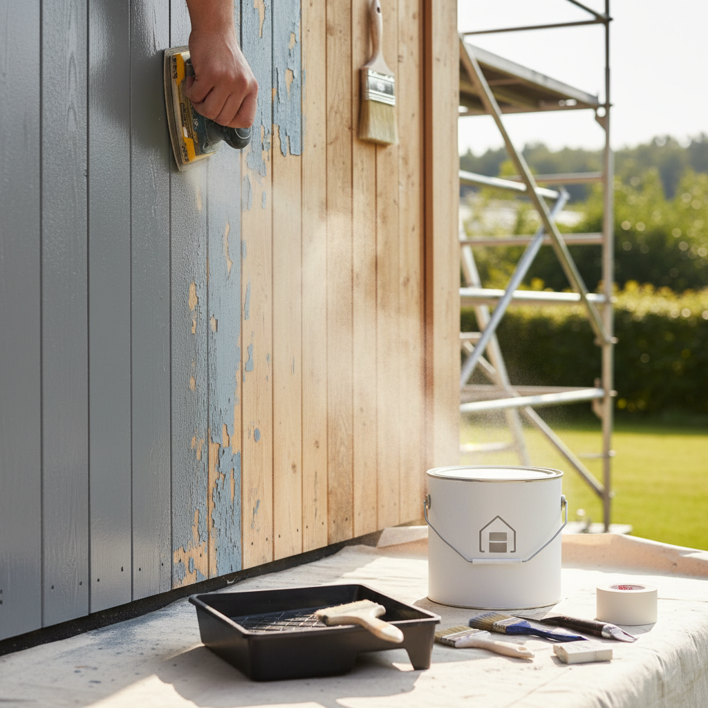 Medinio namo dažymo kaina 2024 m.: kiek kainuoja kvadratas?