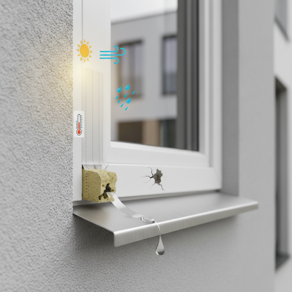 Plastikinių langų lauko apdaila: kaip išvengti klaidų?