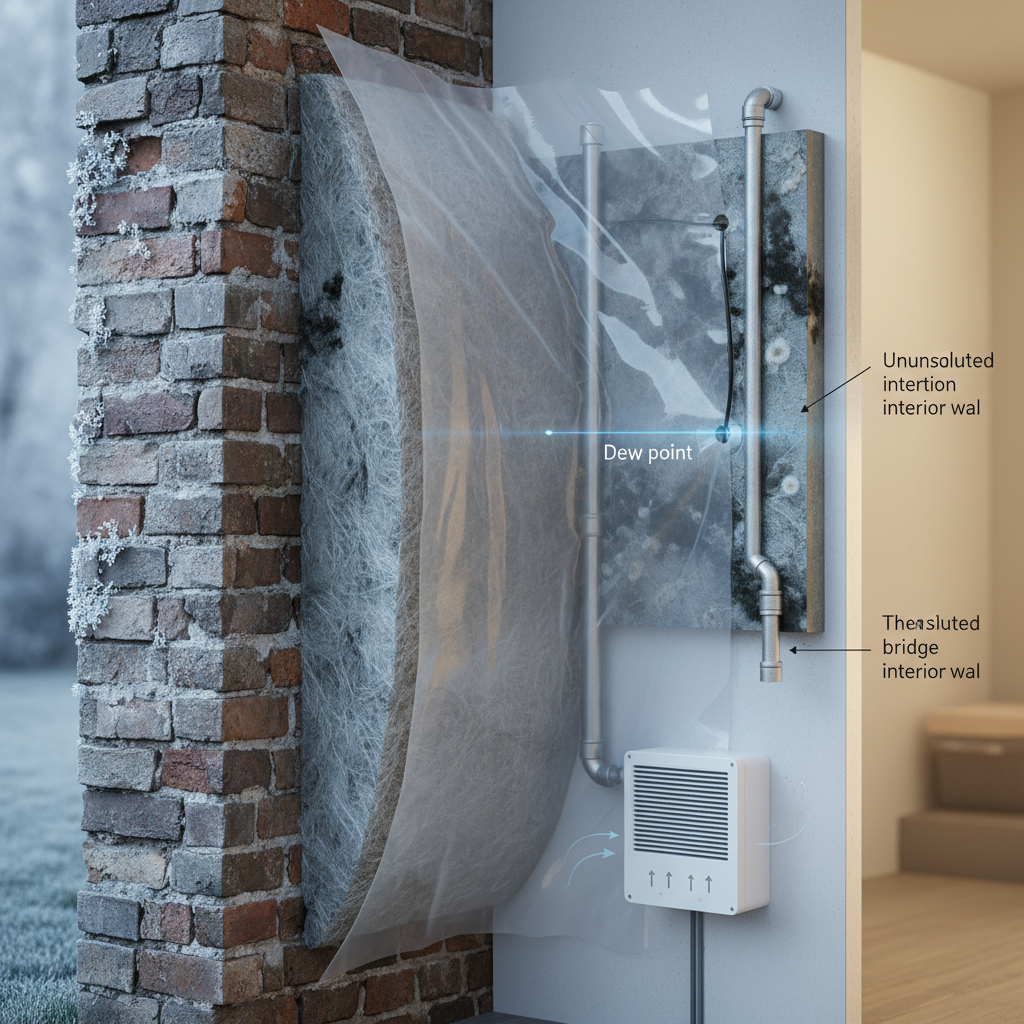 Sienų šiltinimas iš vidaus: klaidų kaina gali būti didelė