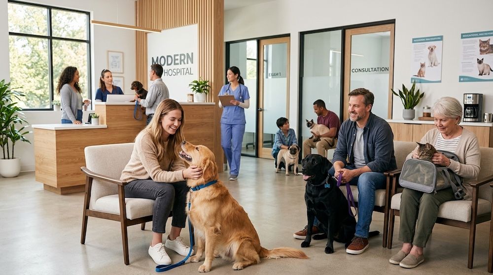 Ar augintiniai jaučia stresą veterinarijos klinikoje? Kaip padėti jiems jaustis ramiau